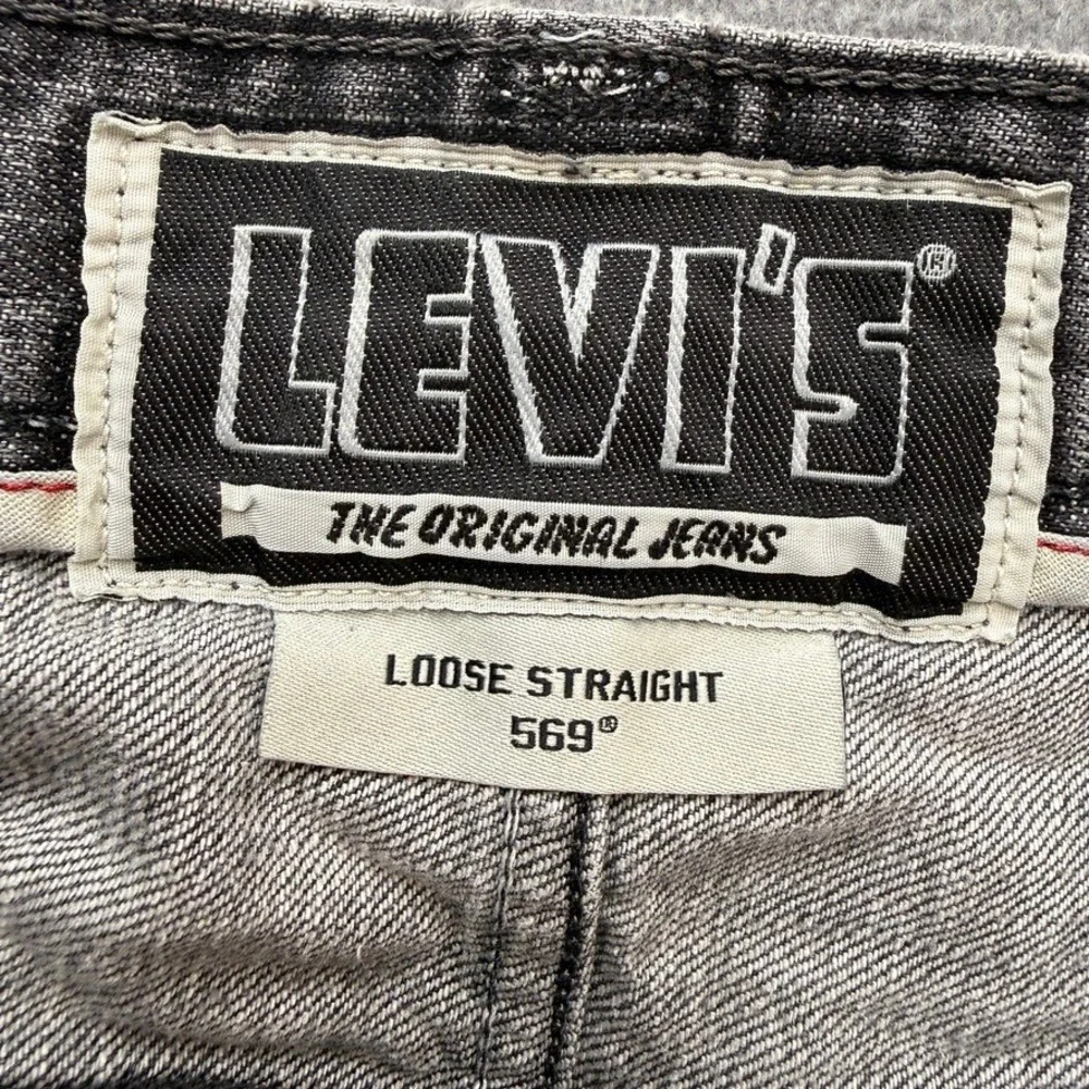 VTG Levis 569 Jeans Baggy Loose Straight Fit 42x32 (FIT 41x30) Y2K Skater Retro